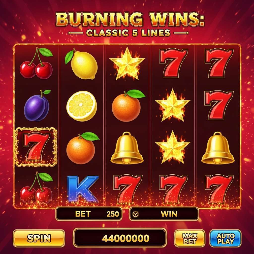 Burning Wins: classic 5 lines